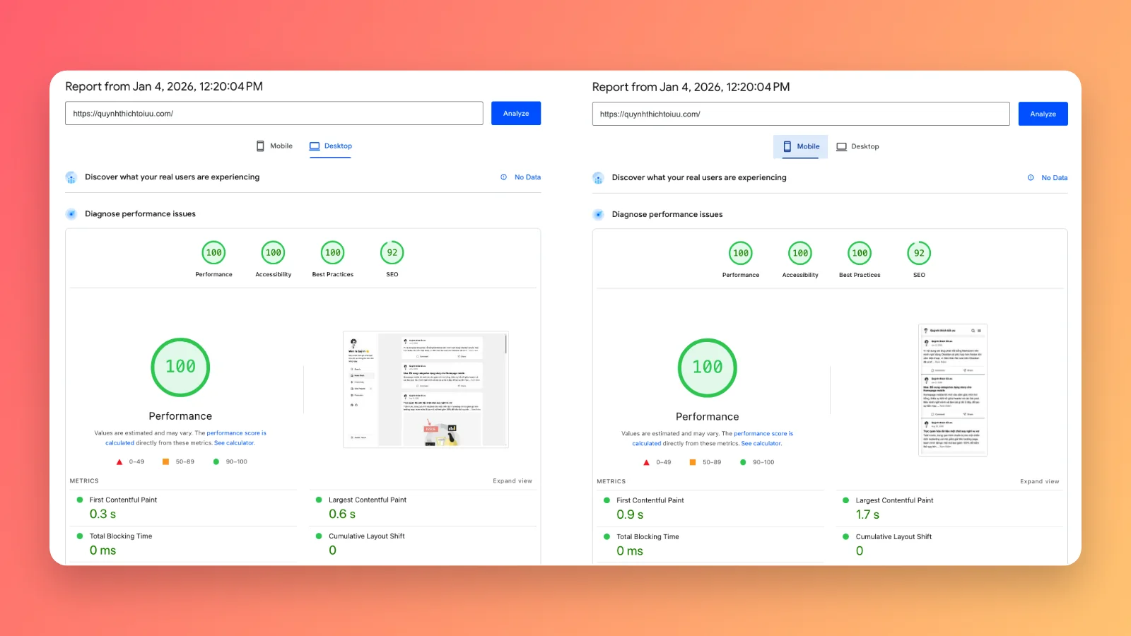 Chốt chặng 1: Blog version 1.0