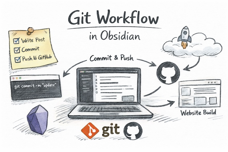 Git Workflow trong Obsidian